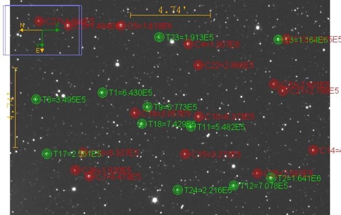 Mapka - TOI-3604, JD 2460232.27005