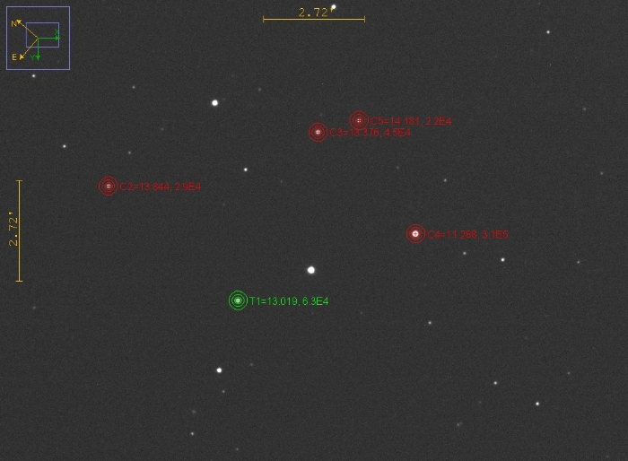 Mapka - KPS-1, JD 2460255.46800