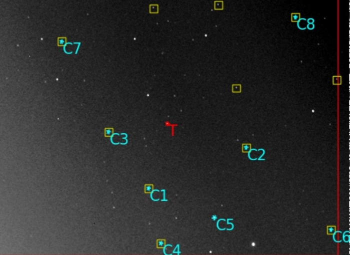 Mapka - TOI-4137, JD 2460256.34561