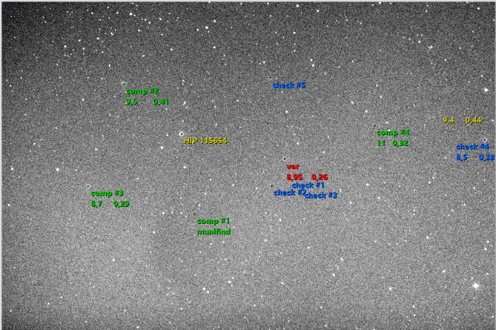 Mapka - TOI-1518, JD 2459226.49207