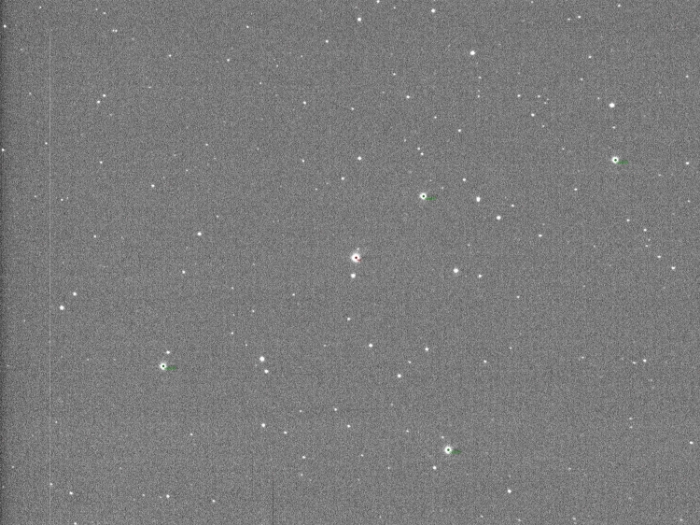 Mapka - WASP-33, JD 2460267.35156