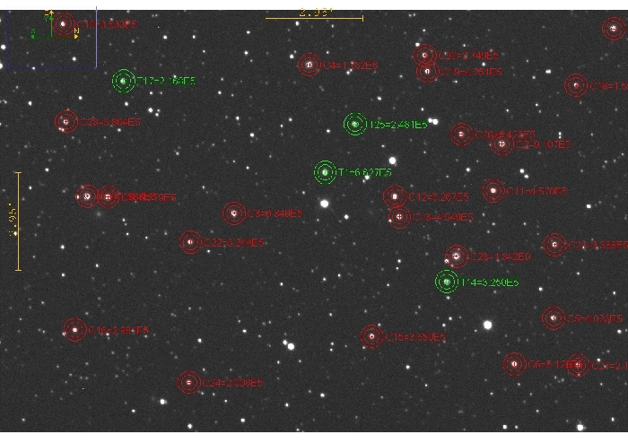Mapka - TOI-3688 A, JD 2460273.26854