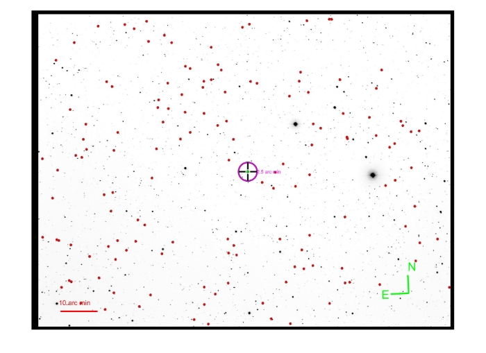 Mapka - WASP-52, JD 2458764.57383