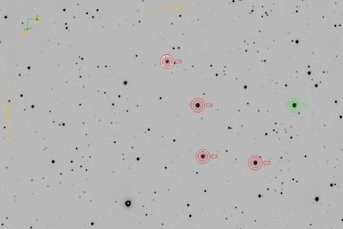 Mapka - KELT-1, JD 2460198.39837