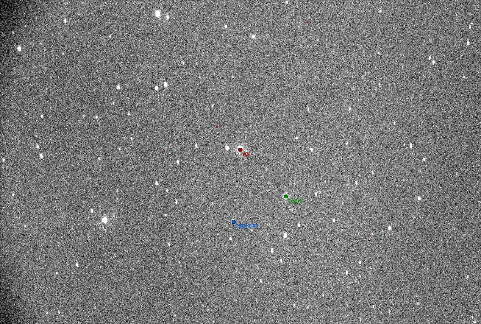Mapka - WASP-33, JD 2460295.41777