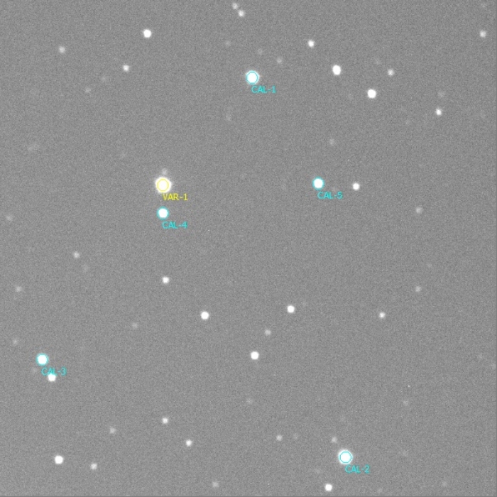 Mapka - WASP-33, JD 2460272.25005
