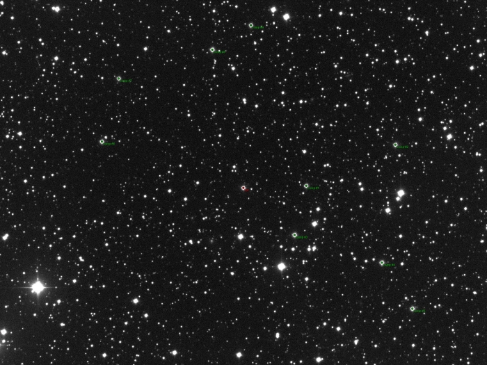 Mapka - WASP-19, JD 2460030.50070