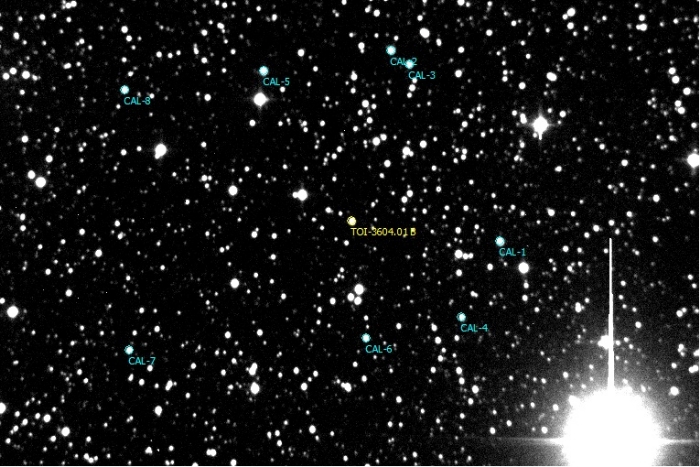 Mapka - TOI-3604, JD 2460311.23493