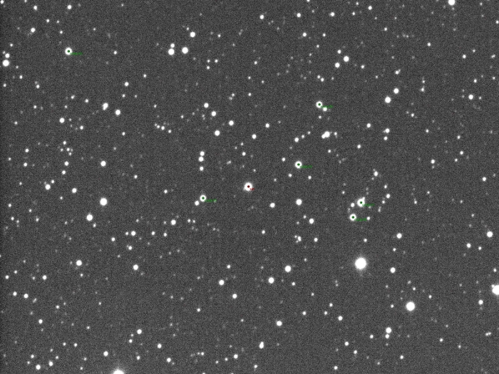 Mapka - TOI-1516, JD 2460311.36574