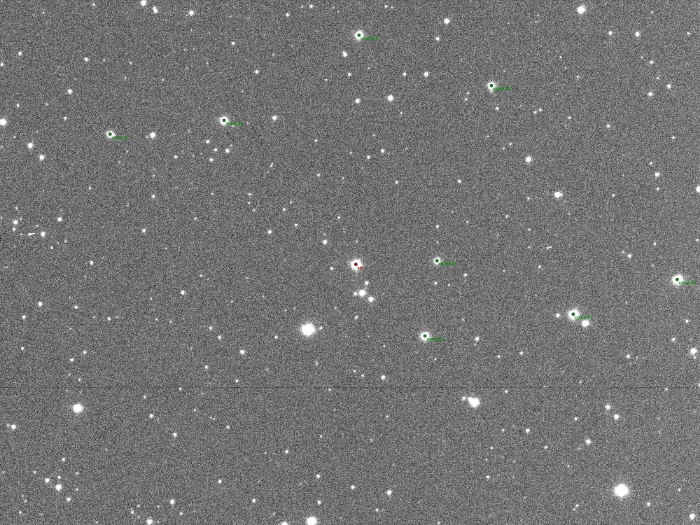 Mapka - TOI-2236, JD 2460314.53542