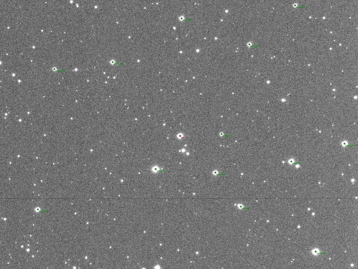 Mapka - TOI-2236, JD 2460321.57858