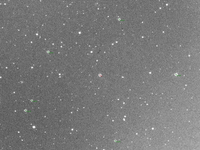 Mapka - TOI-157, JD 2460008.68730