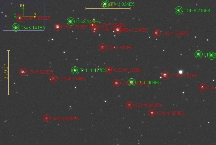 Mapka - TOI-1694, JD 2460325.24614