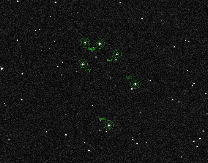 Mapka - TOI-3819, JD 2460349.44550