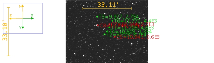 Mapka - WASP-12, JD 2460355.61407