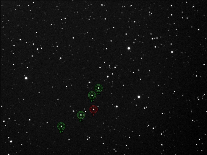 Mapka - TOI-4145 A, JD 2460365.31257