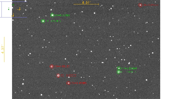 Mapka - TOI-1717, JD 2460383.35254