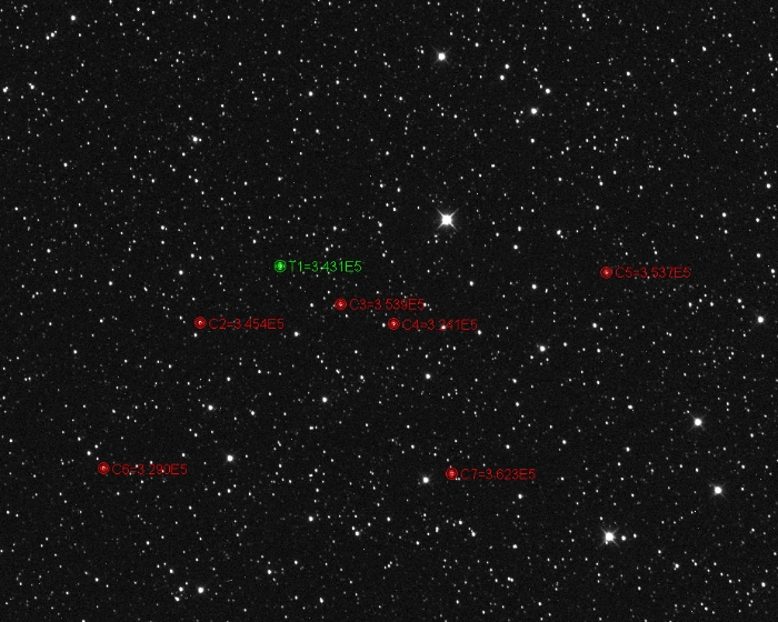 Mapka - HAT-P-23, JD 2460505.44274