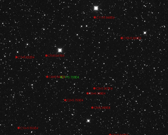 Mapka - Kepler-17, JD 2460507.40718