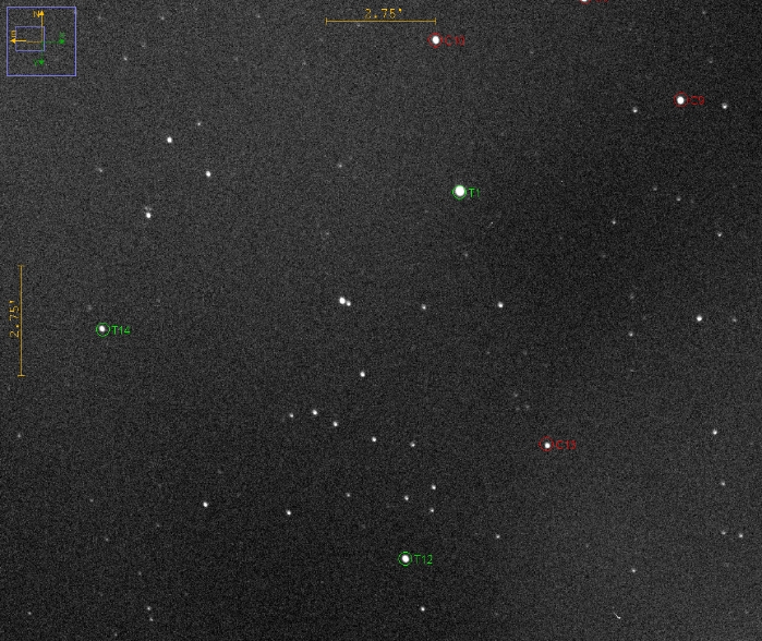 Mapka - TOI-1518, JD 2460516.35231