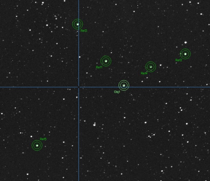 Mapka - TOI 2040.01, JD 2460516.32654