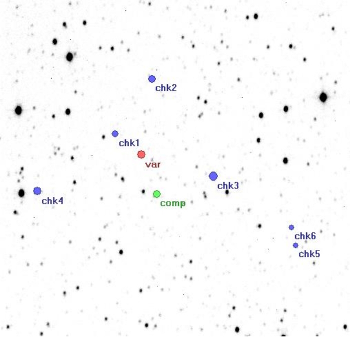 Mapka - EM Cyg, JD 2454319.34117
