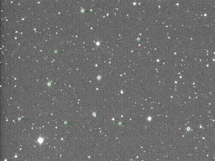 Mapka - TOI-1181, JD 2460520.36254