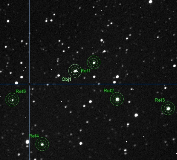 Mapka - TOI-1516, JD 2460529.30583