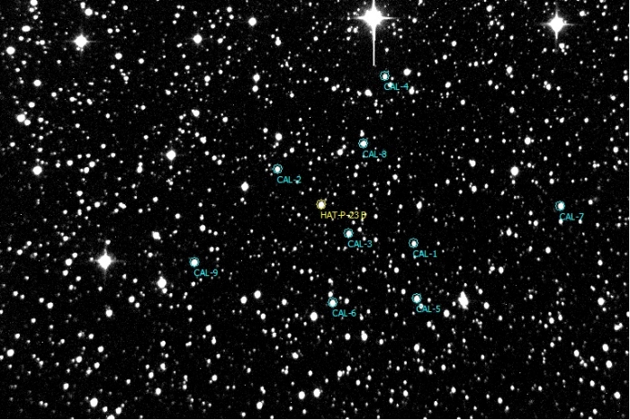 Mapka - HAT-P-23, JD 2460533.34407