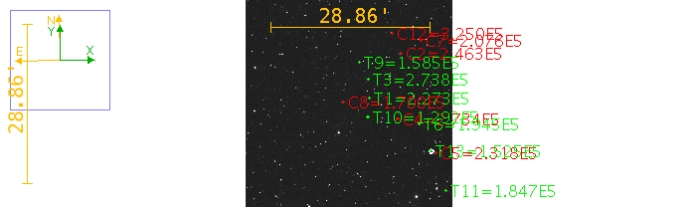 Mapka - TOI-1181, JD 2460560.31387