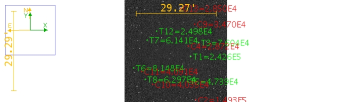 Mapka - TOI-1518, JD 2460575.42413