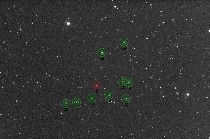 Mapka - TrES-2, JD 2460576.34033