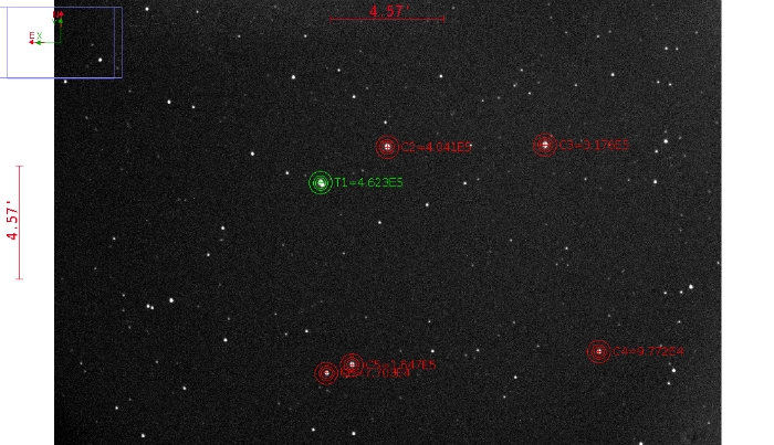 Mapka - TOI-6883, JD 2460542.34434