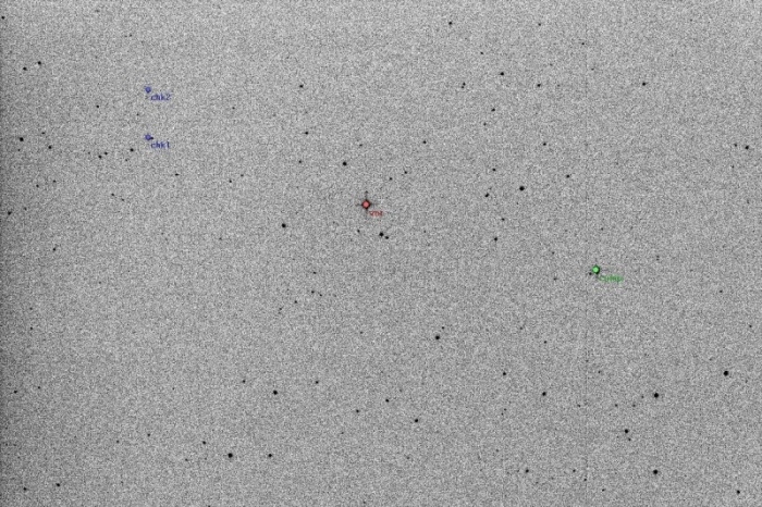 Mapka - HD 209458, JD 2455431.30338