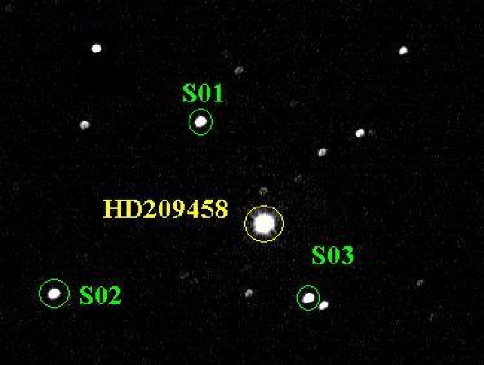 Mapka - HD 209458, JD 2451797.32799