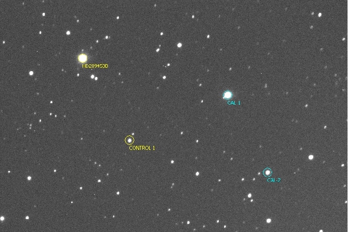 Mapka - HD 209458, JD 2455914.22857