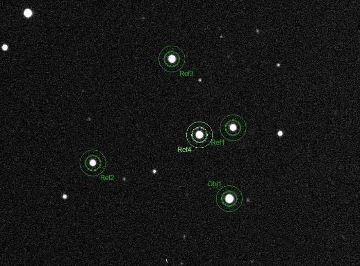 Mapka - GJ 436, JD 2456842.69100