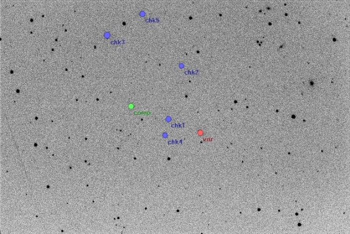 Mapka - GJ 436, JD 2457067.34402