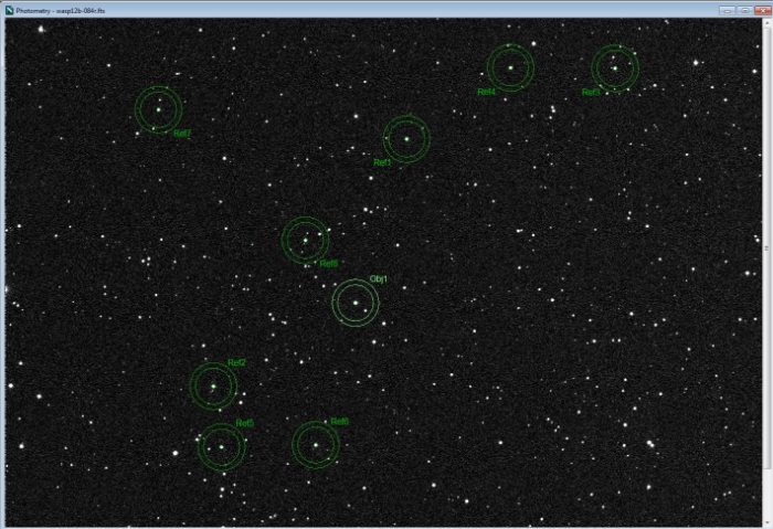 Mapka - WASP-11, JD 2456963.28613