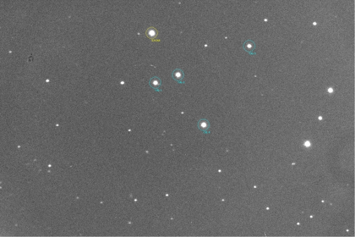 Mapka - GJ 436, JD 2457120.29582