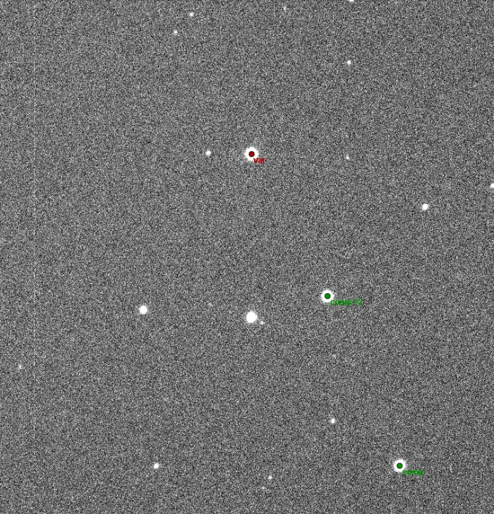 Mapka - GJ 436, JD 2457133.51404