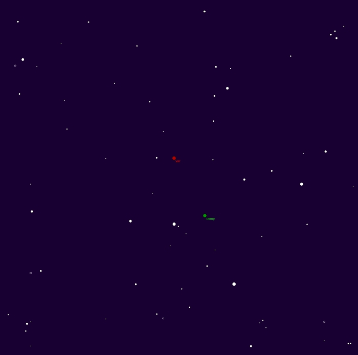 Mapka - GJ 436, JD 2457149.35644