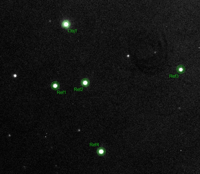 Mapka - GJ 436, JD 2457149.35870