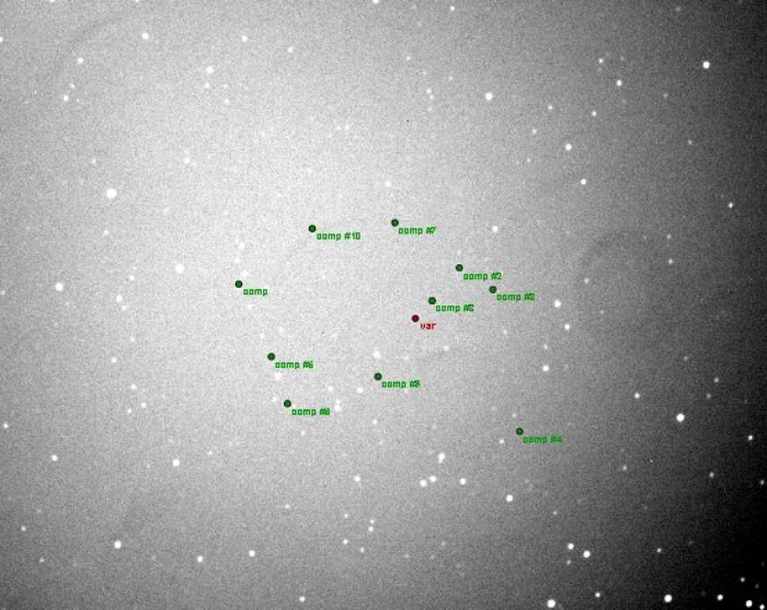 Mapka - WASP-11, JD 2457350.40344