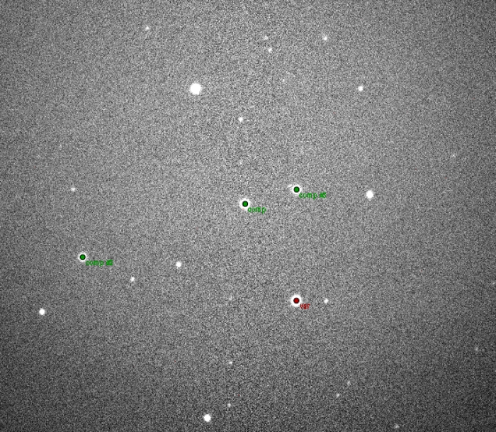 Mapka - GJ 436, JD 2457498.38600