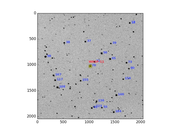 Mapka - WASP-11, JD 2457759.89470