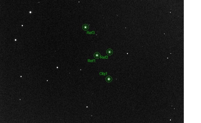 Mapka - GJ 436, JD 2458233.34867