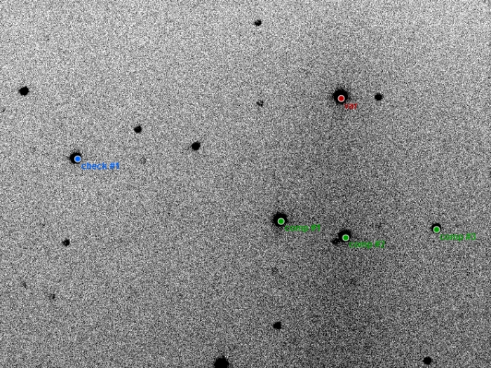 Mapka - GJ 436, JD 2458241.31925