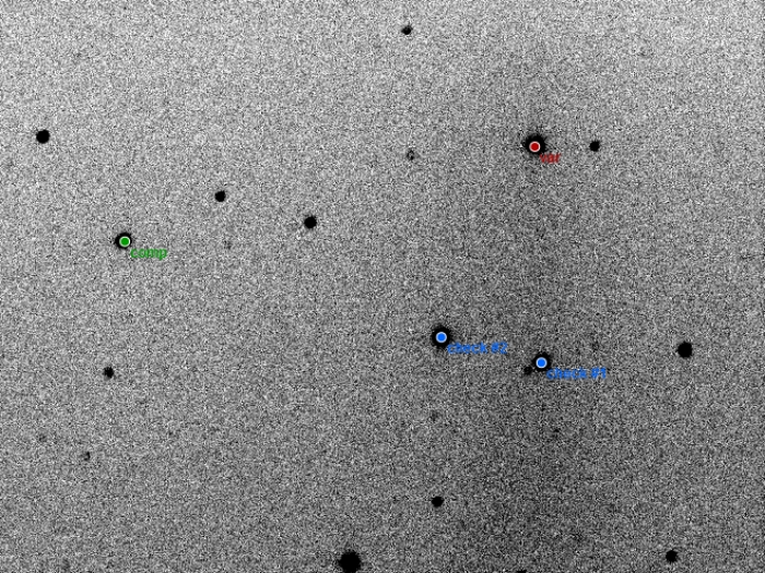 Mapka - GJ 436, JD 2458241.31925