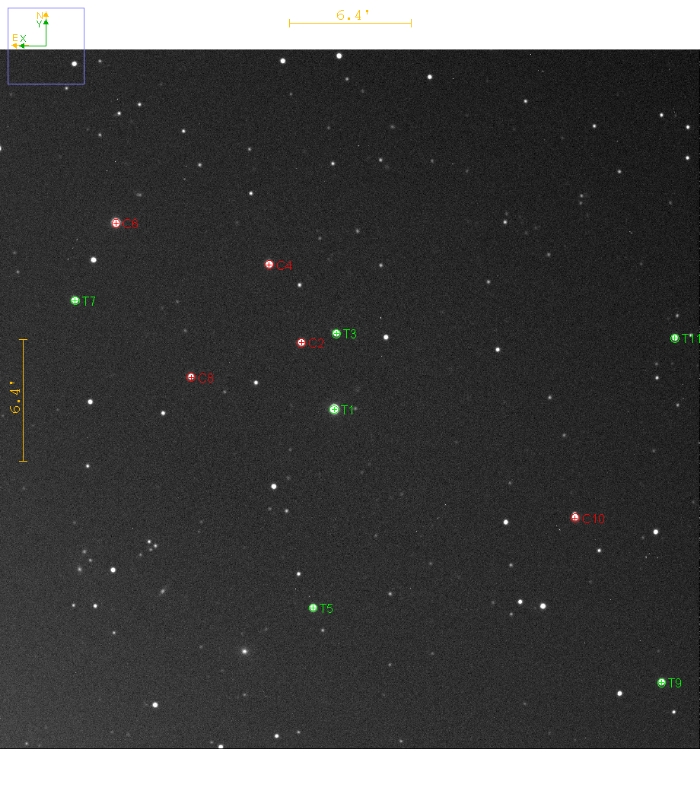 Mapka - GJ 436, JD 2458537.41581